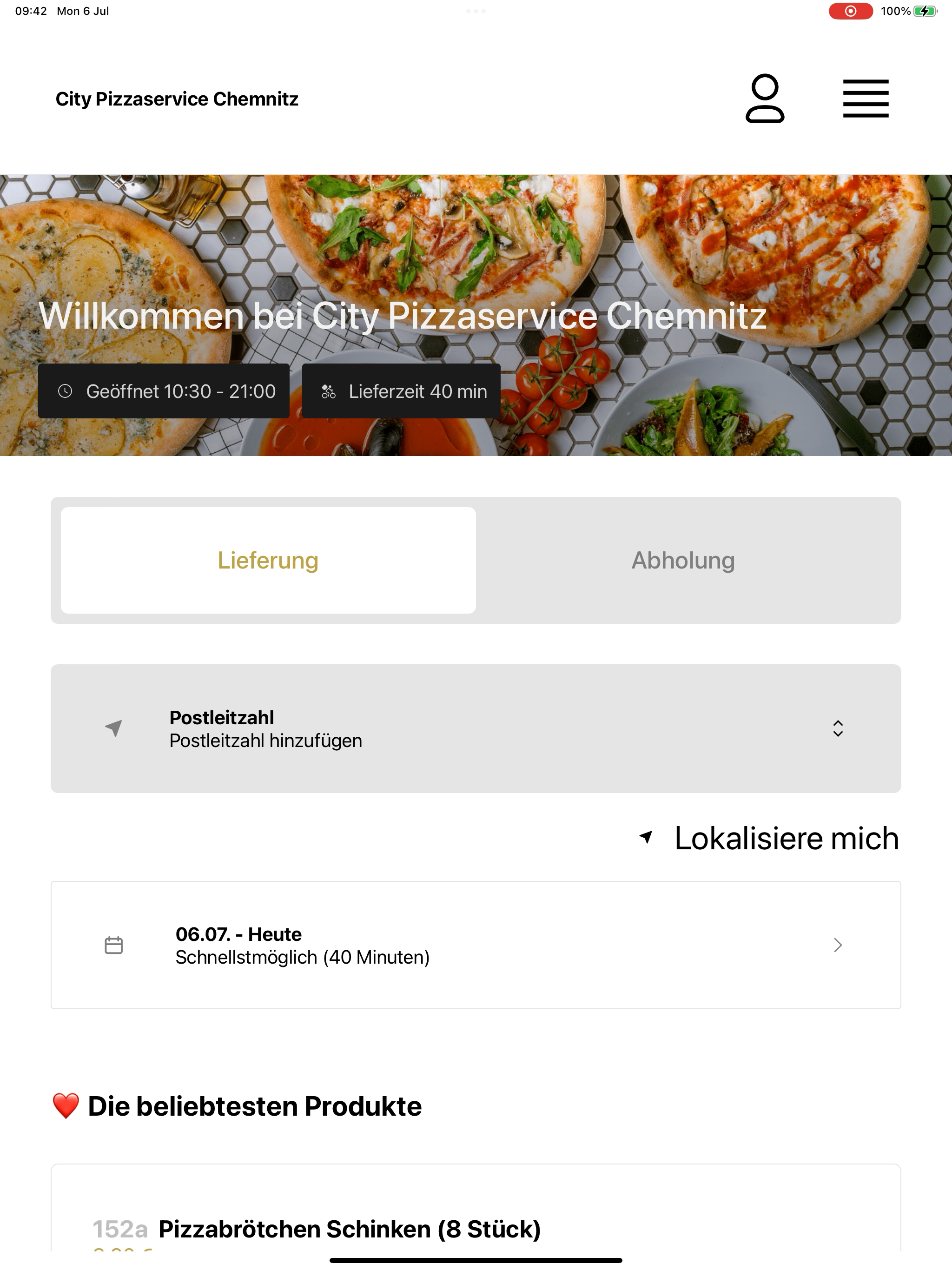 City Pizzaservice Chemnitz screenshot 8