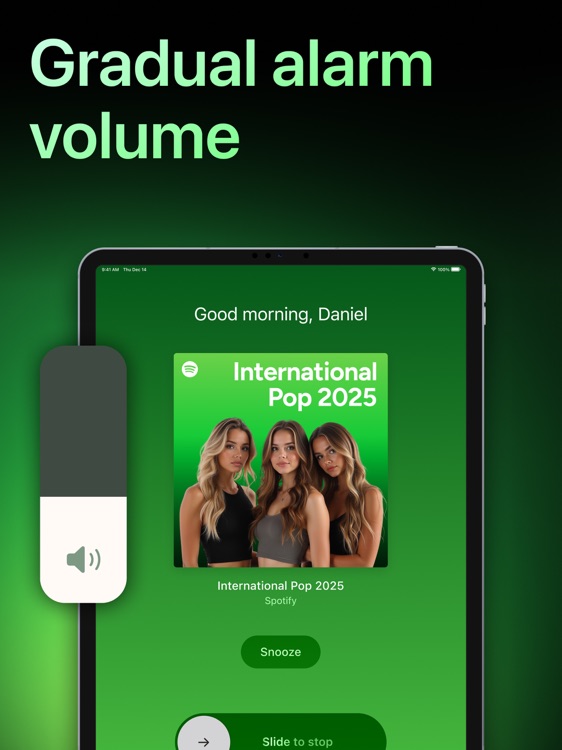 Music‎ Alarm Clock for Spotify screenshot-2