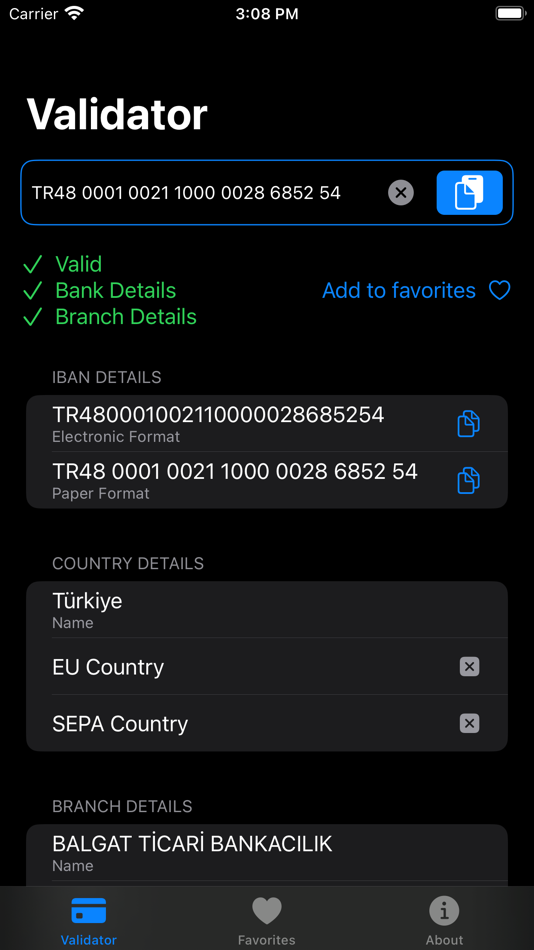 #2. IBAN Validator (iOS) 由: Resul Aybar