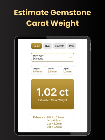 Jewelry Identifier - Value iPad screenshot