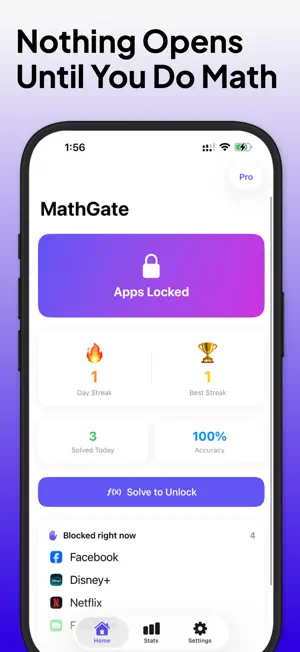 MathGate: App Blocker screenshot 1