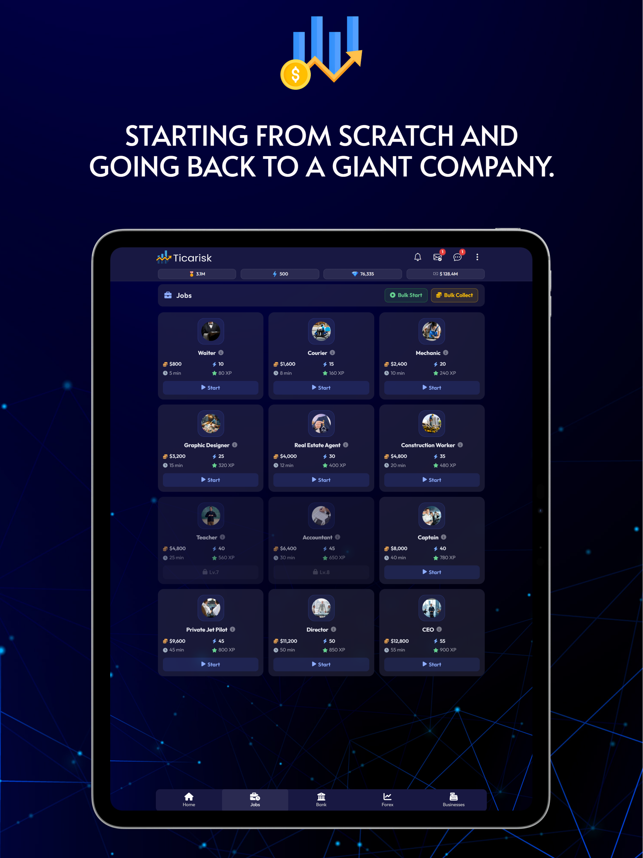Ticarisk: Online Trading Game