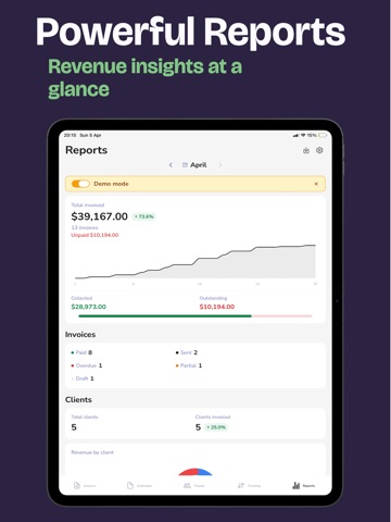 The Invoice Maker Free iPad screenshot