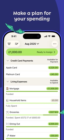 YNAB iPhone screenshot 3