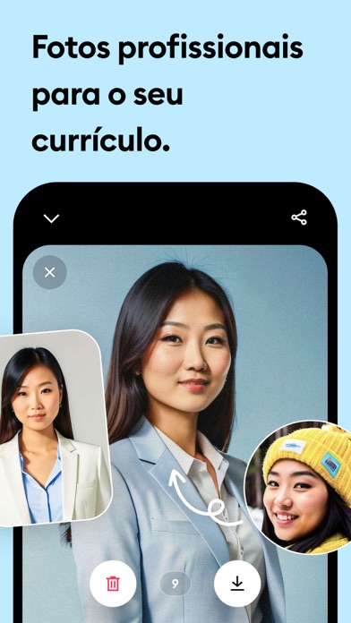 Remini - Realçador de Fotos IA App Store preview screenshot 8
