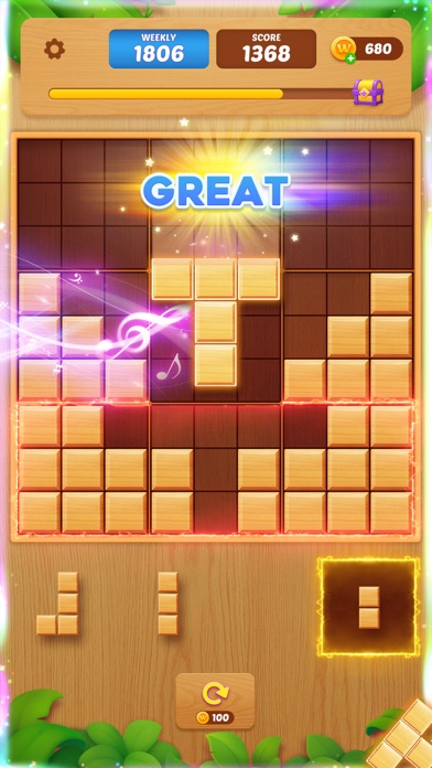Screenshot #3 pour Block Crush: Wood Block Puzzle