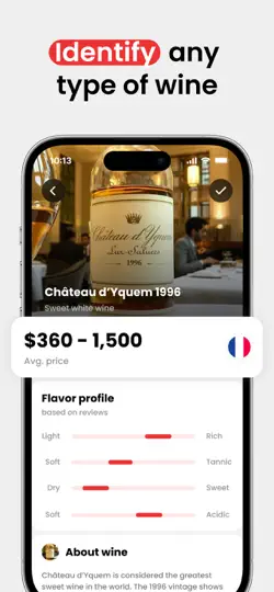 Скриншот All Wine ID Scanner: Rating на iPhone 3