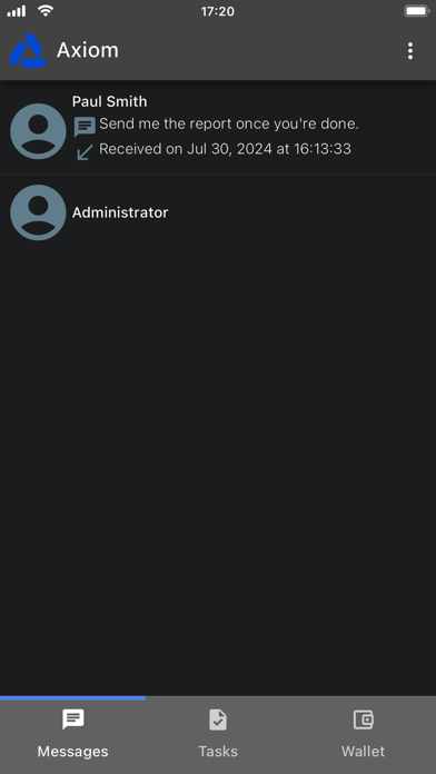 Screenshot 1 of Axiom Communicator App