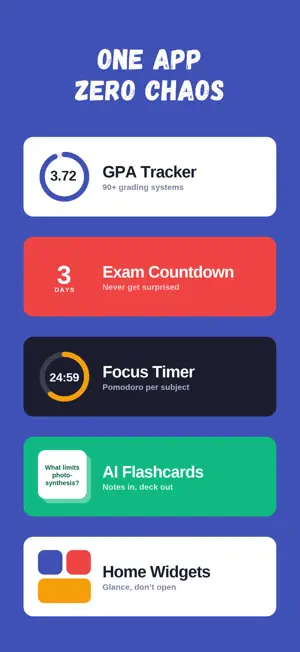 Kuibl - School & Study Planner screenshot 1