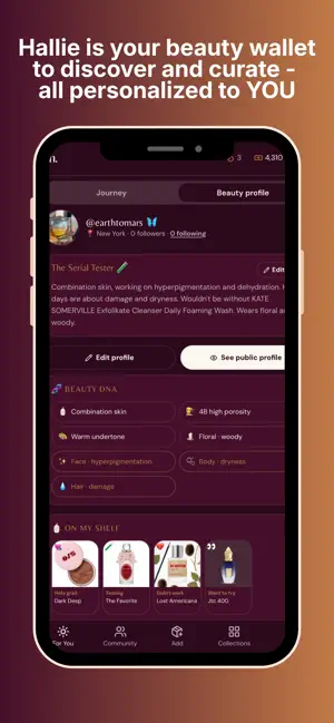 Hallie: Beauty & Community screenshot 1