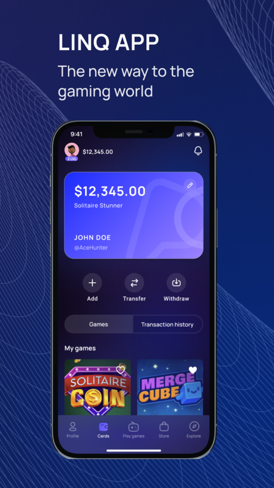 #4. LINQ Wallet (iOS) 由: Galactica Games