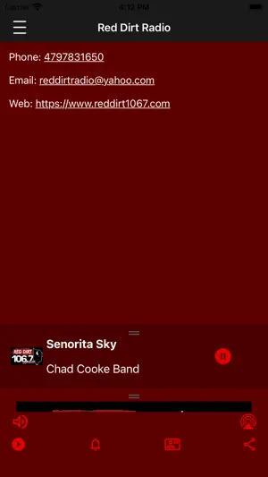 Red Dirt Radio 106.7 The KAGE screenshot 3