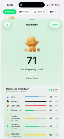 Reps: HRV Recovery Tracker iPhone screenshot