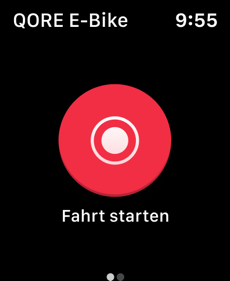 QORE E-Bike App Screenshot