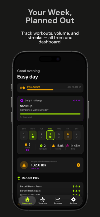 Plates: Gym & Workout Tracker Screenshot 2 of 10