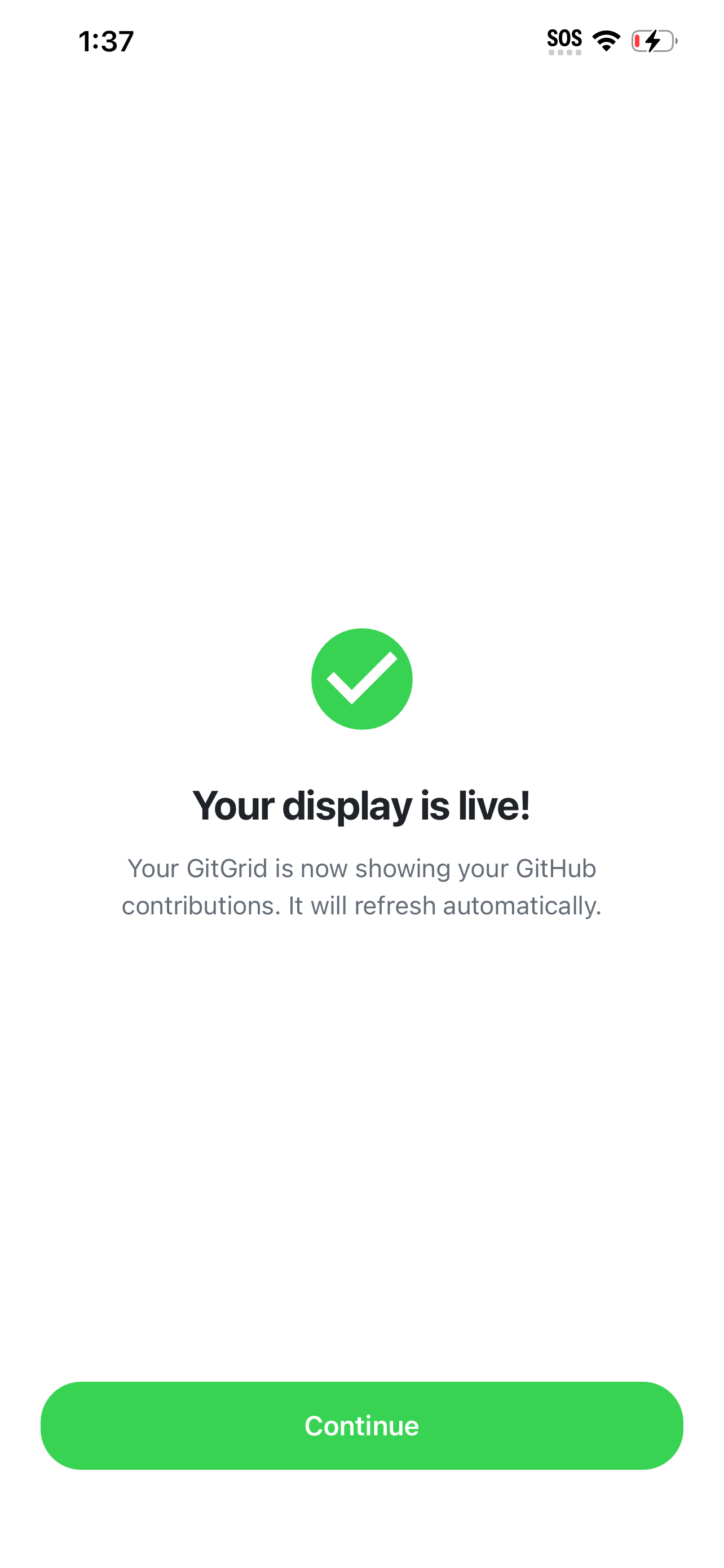 GitGrid — GitHub Display Setup screenshot 5