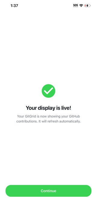 GitGrid — GitHub Display Setup Screenshot 5 of 7
