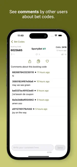 Sure Bet Codes screenshot 1