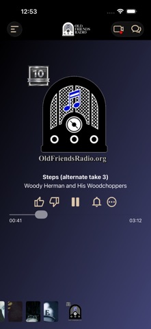 Old Friends Radio app screenshot