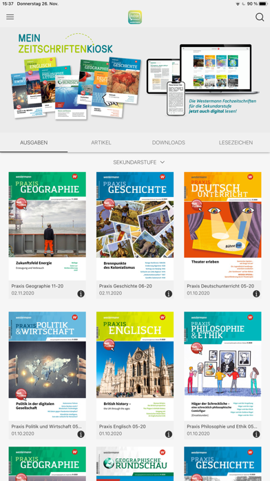 Zeitschriftenkiosk Screenshot