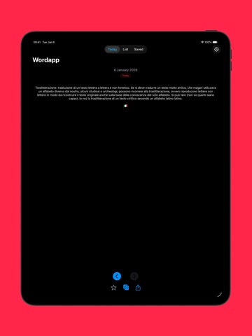 Wordapp iPad screenshot