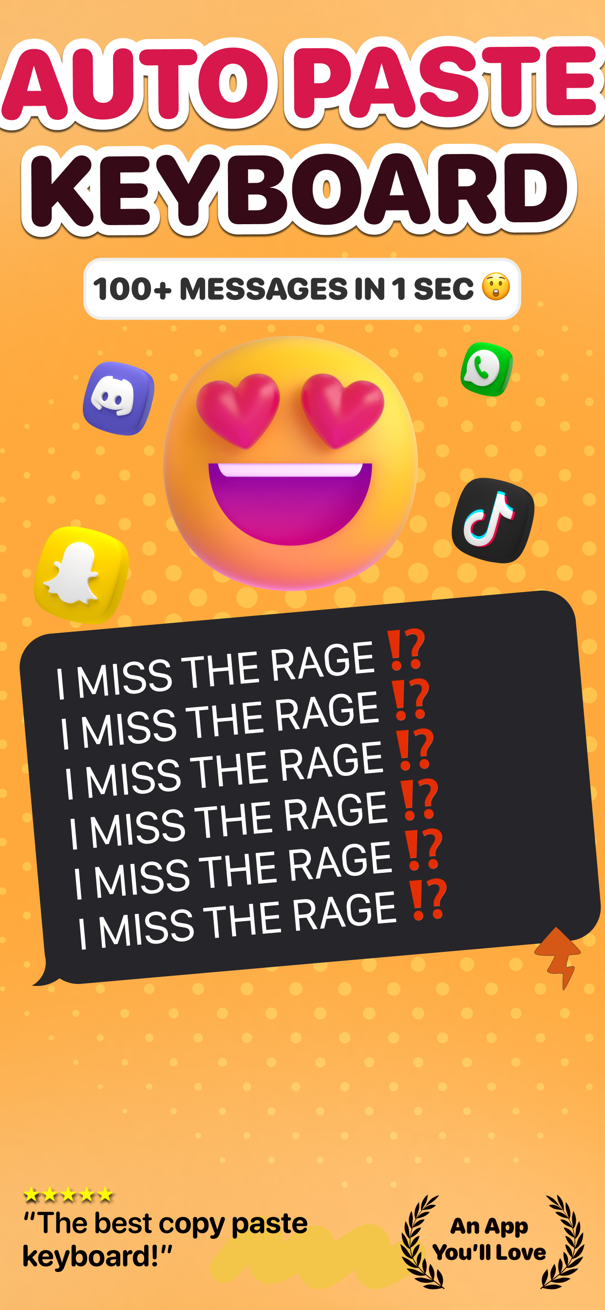Auto Paste Keyboard - Copied
