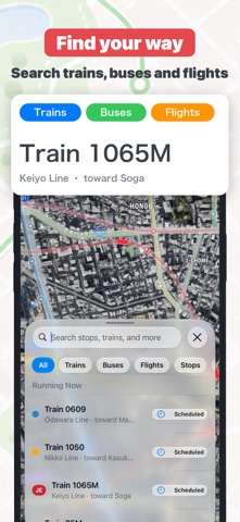 Tokyo Glance: Live Transit Map Screenshot 3 of 7