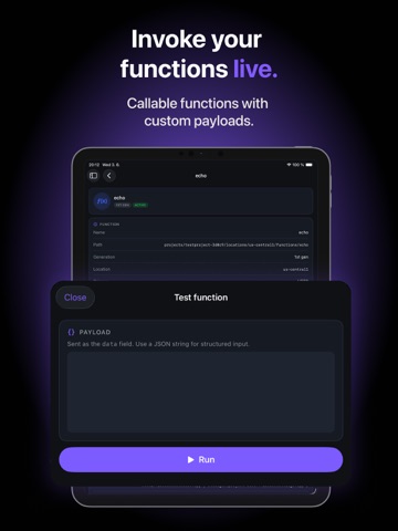 Firebase Console - Firedeck iPad screenshot 7