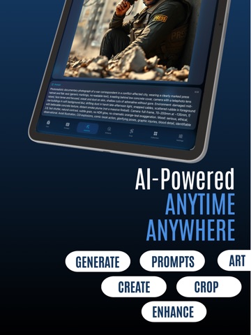Aiease AI Image Generator iPad screenshot