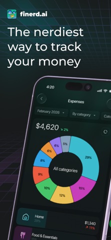 finerd.ai • money nerd mode iPhone screenshot