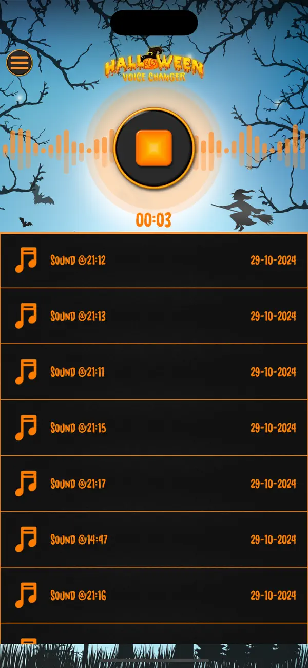 Screenshot #3 pour Halloween changeur de voix HQ