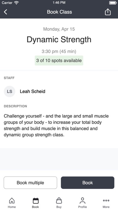 Fitaholic Fitness Screenshot