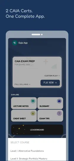 CAIA Alternative Prep: With AI iPhone Screenshot 2