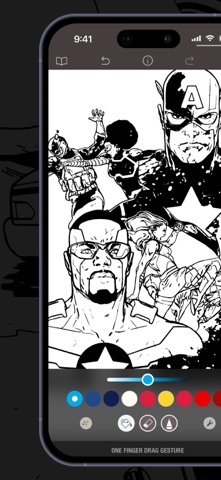 Marvel: Color Your Own iPhone screenshot