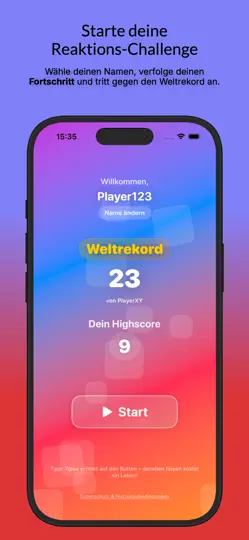 Screenshot von TileTap! auf dem iPhone 1