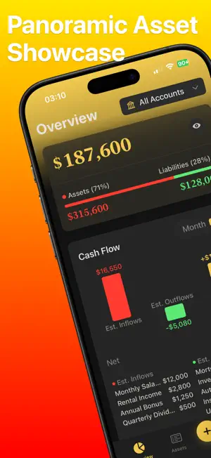 AssetMe: Net Worth Tracker screenshot 1