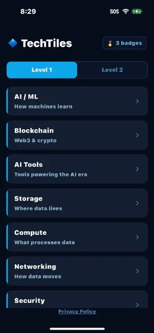 TechTiles: Learn Tech & AI screenshot 1