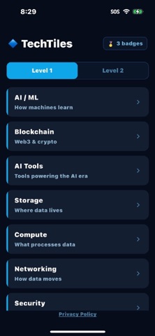 TechTiles: Learn Tech & AI Screenshot 1 of 6