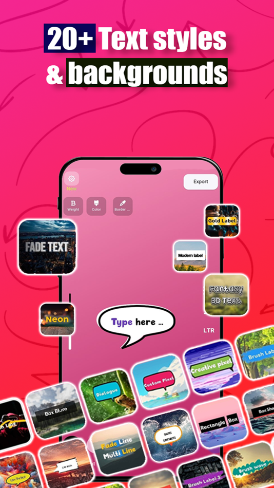 #2. Fonto - story font for IG (iOS) By: ZEEBAVERSE LLC
