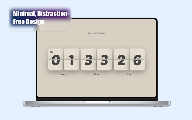 Flip Clock – Retro Flip Timer iPhone screenshot