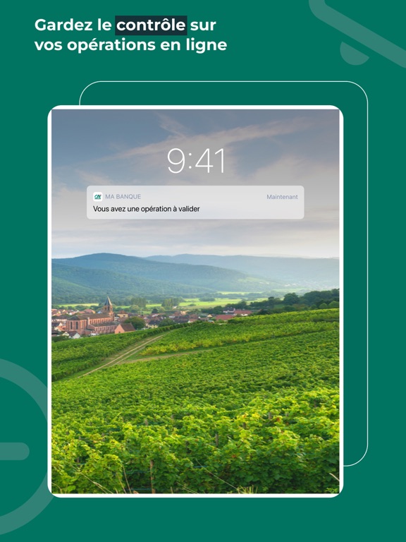 Ma Banque iPad screenshot 7 - Finance app