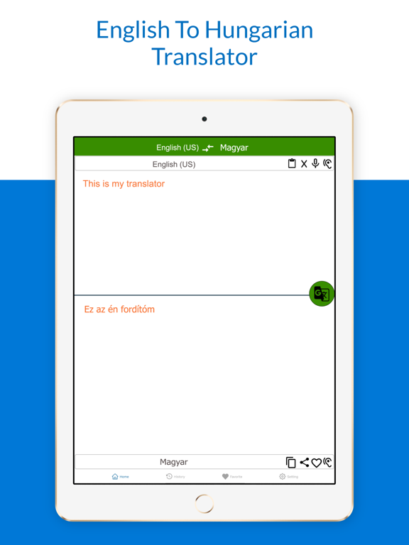 English To Hungarian Trans iPad screenshot