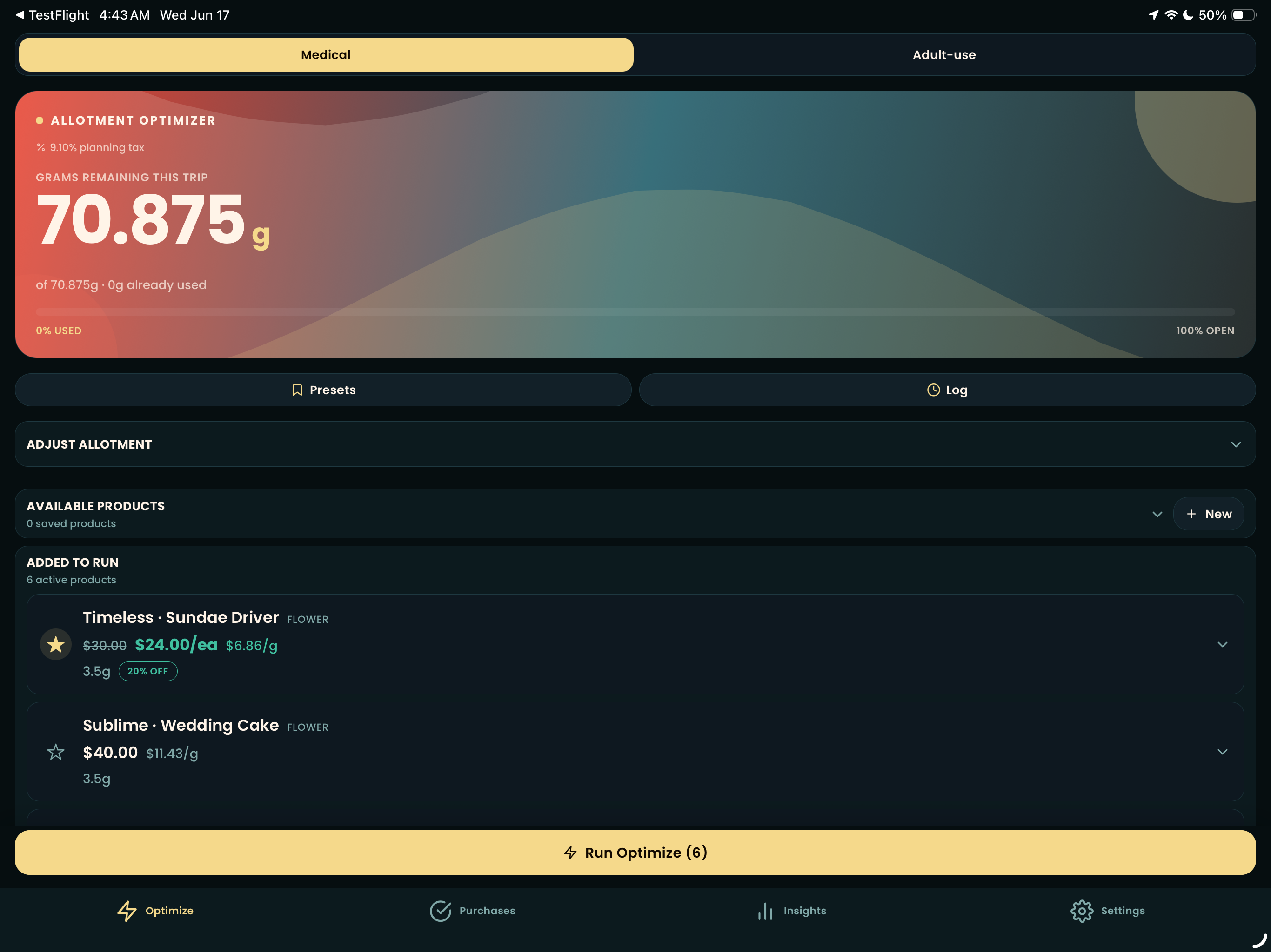Allotment Optimizer screenshot 10