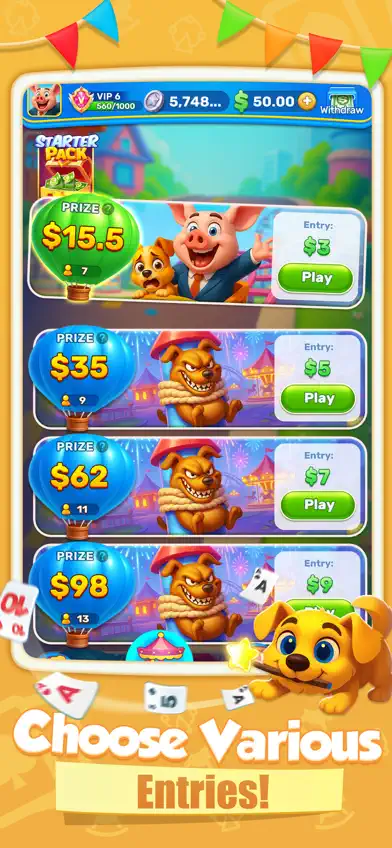Solitaire Revelry:Win Cash screenshot 1