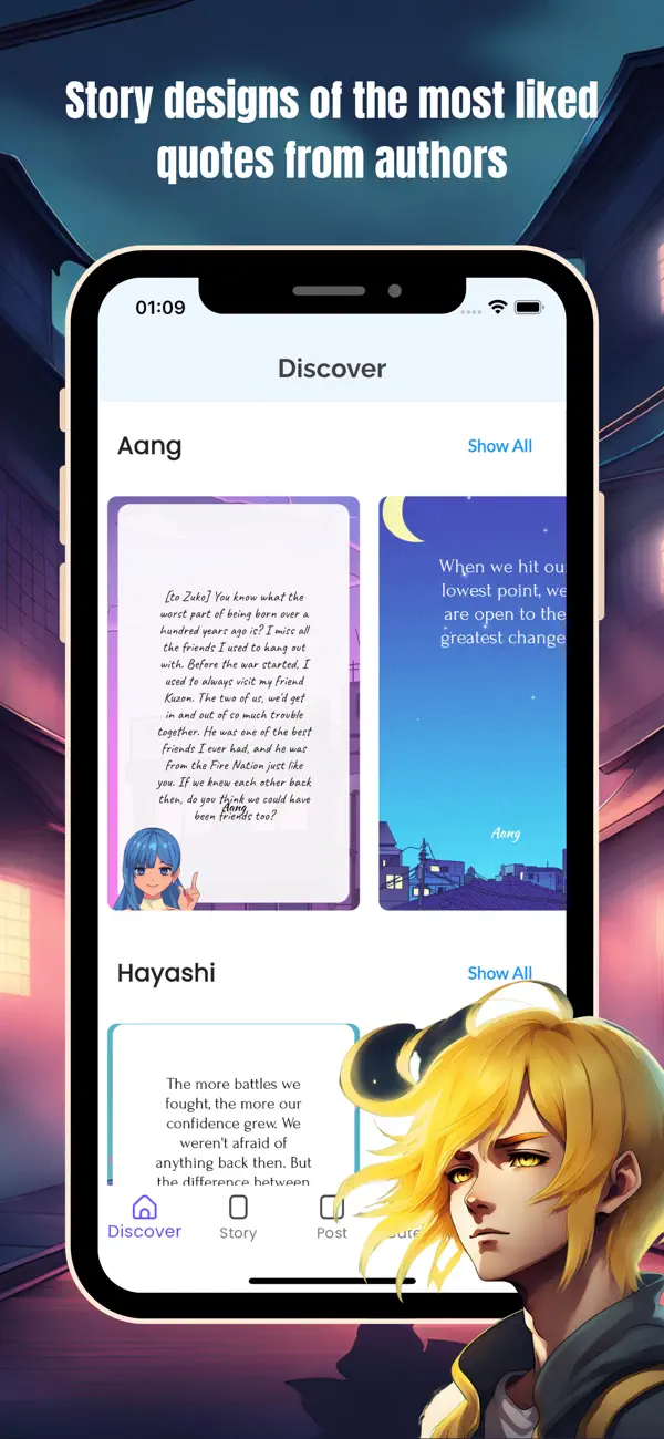 Screenshot #3 pour Otaku Anime Quotes
