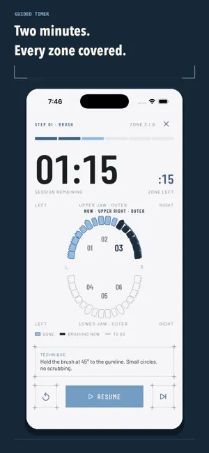 Brushly: Toothbrush Timer screenshot 1