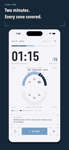 Brushly: temporizador dental screenshot 1