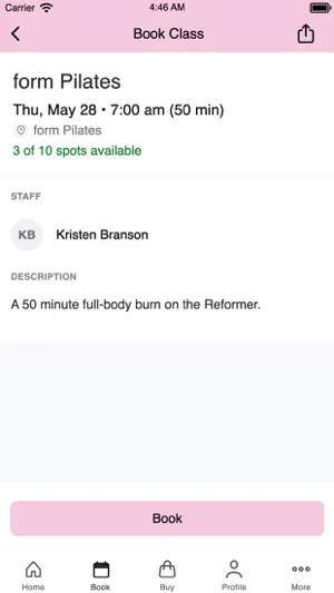 form AR Pilates screenshot 3