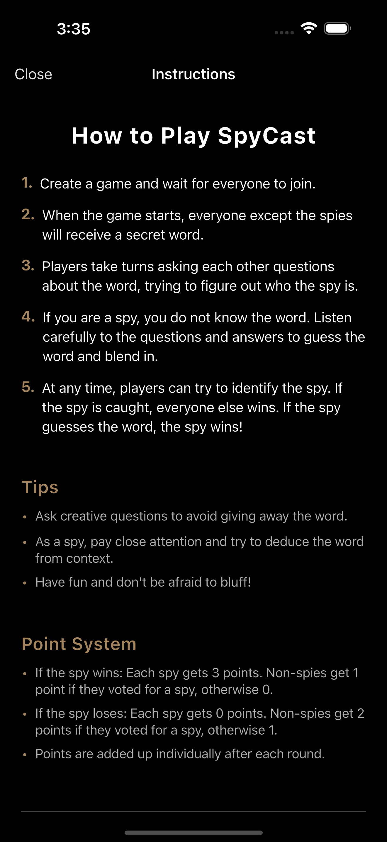 SpyCast screenshot 7