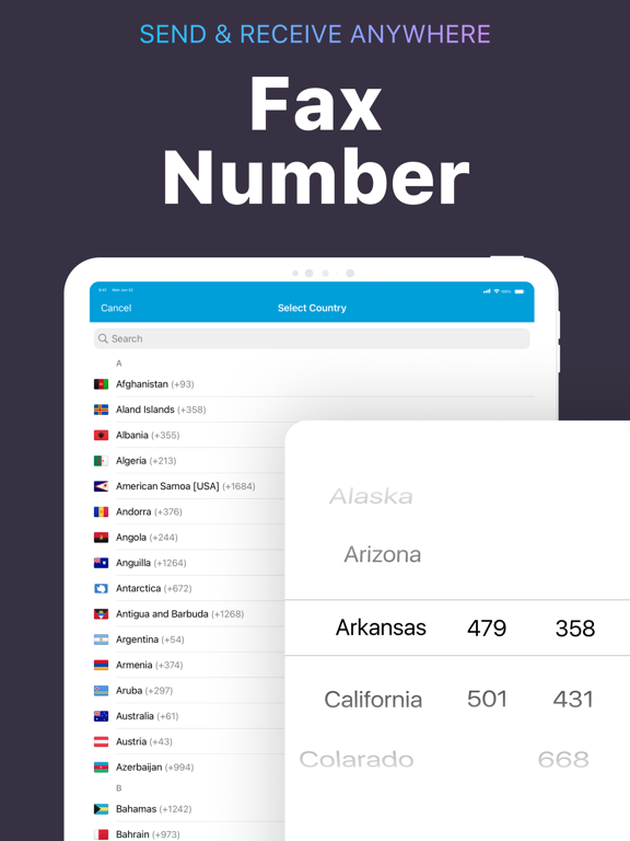 iFax App Send Fax From iPhone iPad screenshot 6 - Business app